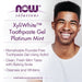 NOW Foods Xyliwhite Toothpaste Gel Platinum Mint 6.4oz | Premium Supplements at MYSUPPLEMENTSHOP