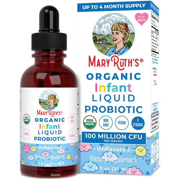 MaryRuth Organics Organic Infants Flüssiges Probiotikum – 30 ml.