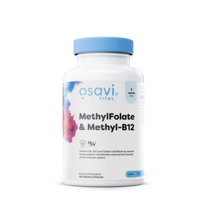 Osavi MethylFolate &amp; Methyl-B12 – 120 vegane Kapseln