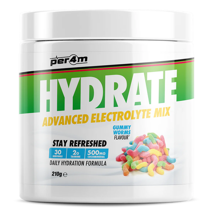 Per4m Hydration Electrolyte Mix 30 Servings - Gummy Worms - Electrolyte Replacements at MySupplementShop by PER4M Nutrition