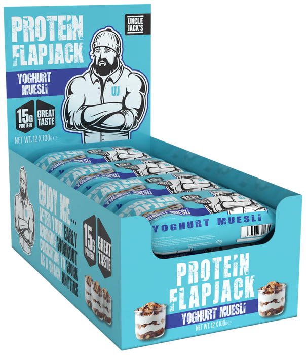 Uncle Jack's Protein Flapjacks 12 x 100g