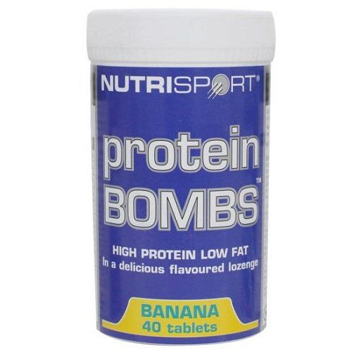 NutriSport Protein Bombs 40 Tabs - Banana - Sports Nutrition at MySupplementShop by NutriSport