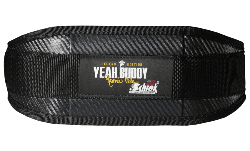 Schiek Model RCCF4004 Ronnie Coleman Limited Edition YEAH BUDDY! Carbon Fiber Weightlifting Belt - Weight Lifting Belts at MySupplementShop by Schiek Sports