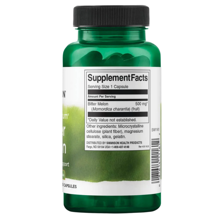 Swanson Bittermelone, 500 mg – 60 Kapseln