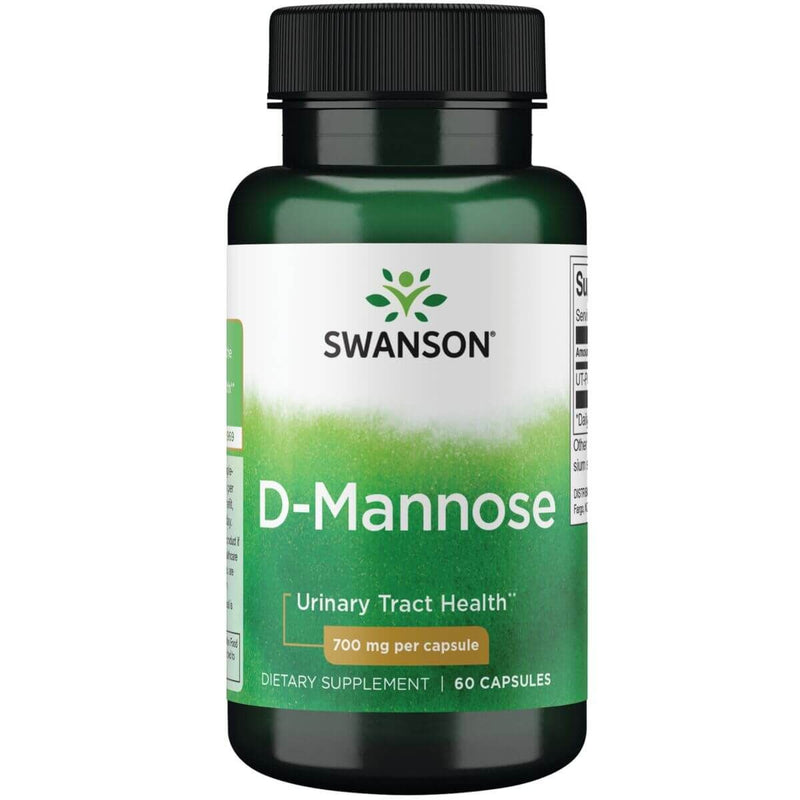 Swanson D-Mannose 700mg 60 Capsules | Premium Supplements at MYSUPPLEMENTSHOP