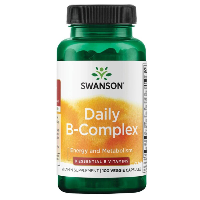 Swanson Daily B-Complex 100 Veggie Capsules - Vitamins & Minerals at MySupplementShop by Swanson