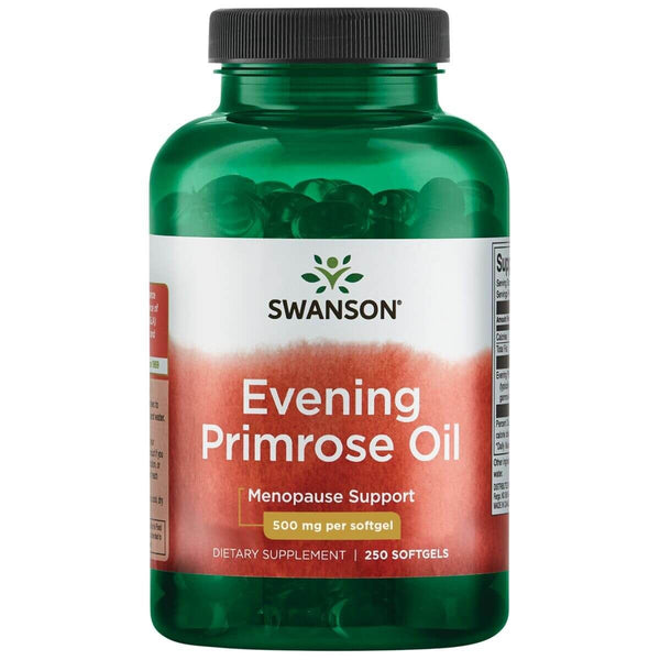 Swanson Evening Primrose 500mg 250 Softgels | Premium Supplements at MYSUPPLEMENTSHOP