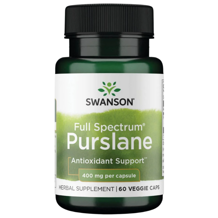 Swanson Full Spectrum Purslane 400mg 60 Vegetarian Capsules