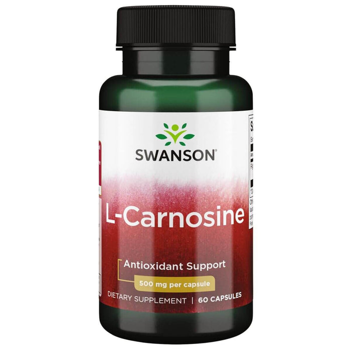 Swanson L-Carnosine 500 mg 60 Capsules - Cellular Health at MySupplementShop by Swanson