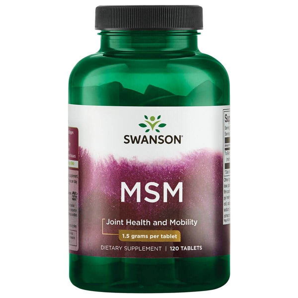 Swanson MSM 1.5 g 120 Tablets at MySupplementShop.co.uk