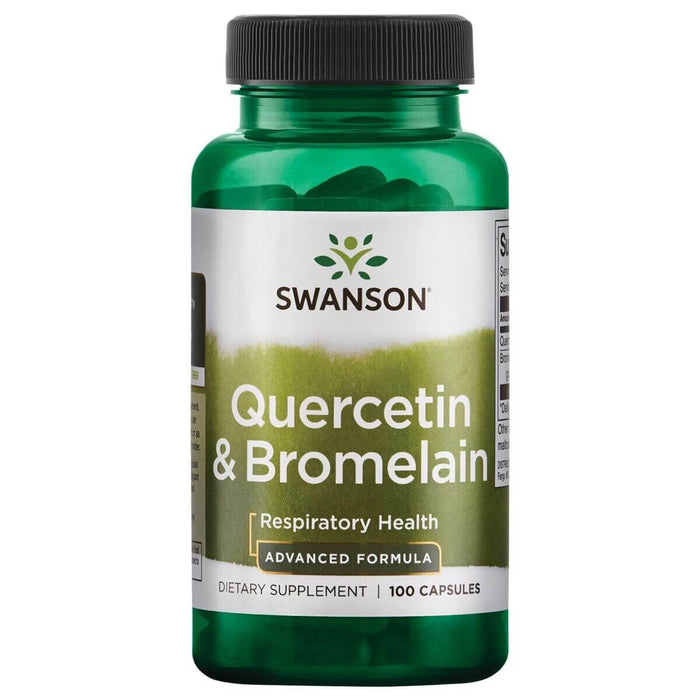 Swanson Quercetin & Bromelain Advanced Formula 100 Capsules - Heart Health at MySupplementShop by Swanson