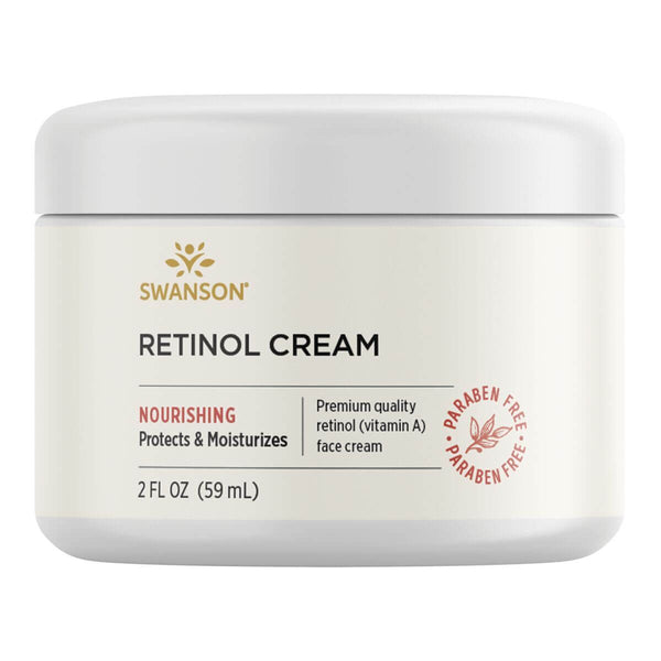 Swanson Retinol Cream 2 fl oz (59 ml) | Premium Supplements at MYSUPPLEMENTSHOP
