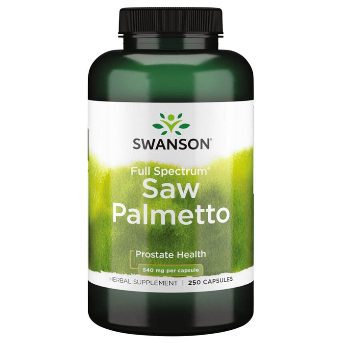 Swanson Saw Palmetto 540 mg 250 Capsules - Sexual Health at MySupplementShop by Swanson