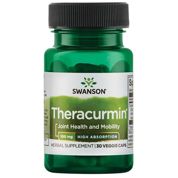 Swanson Theracurmin 100 mg 30 Veg Capsules - Joint Support at MySupplementShop by Swanson