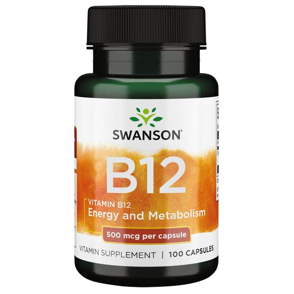 Swanson Vitamin B12 500mcg 100 Capsules at MySupplementShop.co.uk