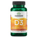 Swanson Vitamin D3 Higher Potency 2,000 IU (50 mcg) 250 Capsules - Vitamins & Minerals at MySupplementShop by Swanson