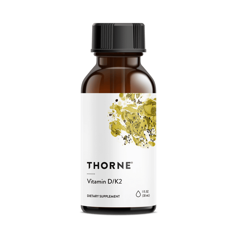 Thorne Research Vitamin D/K2 Liquid 1 fl oz | Premium Supplements at MYSUPPLEMENTSHOP
