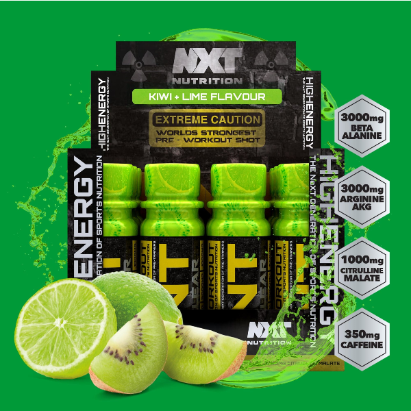 NXT Nutrition TNT Nuclear Shots 12 x 60ml