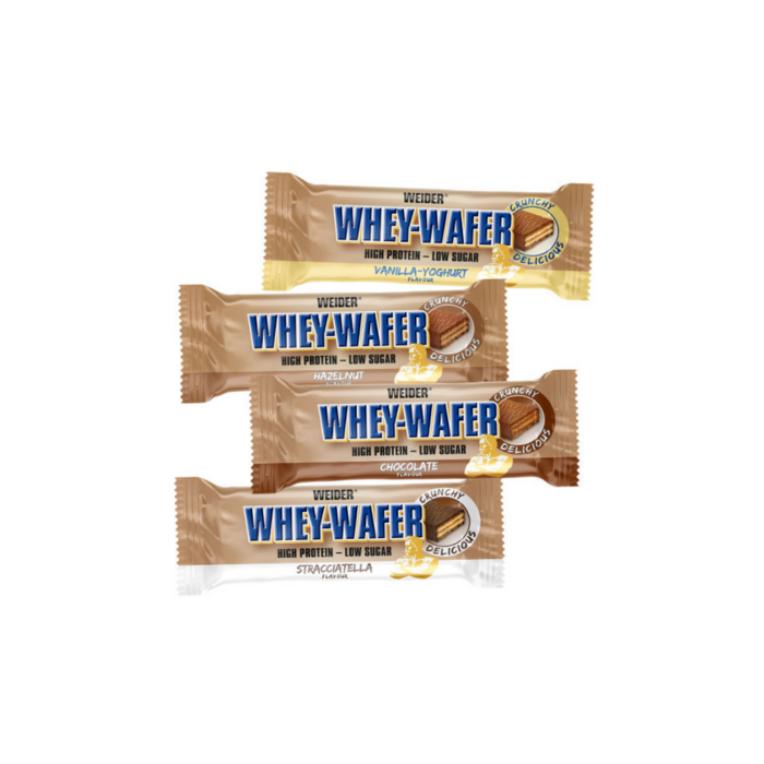 Weider Nutrition Whey Wafer Bar 12 x 35g - Vanilla Yoghurt - Wafers at MySupplementShop by Weider