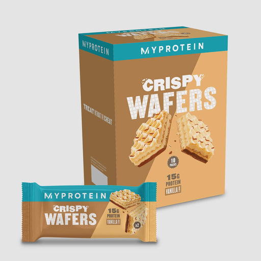 MyProtein Protein Wafers 12x42g Vanilla | High-Quality Fitness & Nutrition | MySupplementShop.co.uk