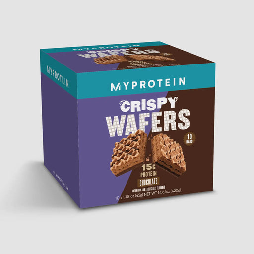 MyProtein Protein Wafers 12x42g Chocolate | High-Quality Fitness & Nutrition | MySupplementShop.co.uk