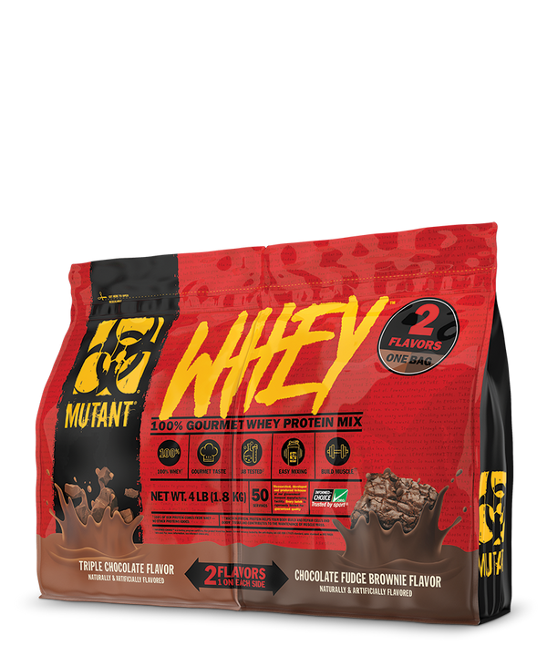 Mutant Whey Dual Chamber Chocolate & Choc Brownie 1.8kg | High-Quality Protein | MySupplementShop.co.uk