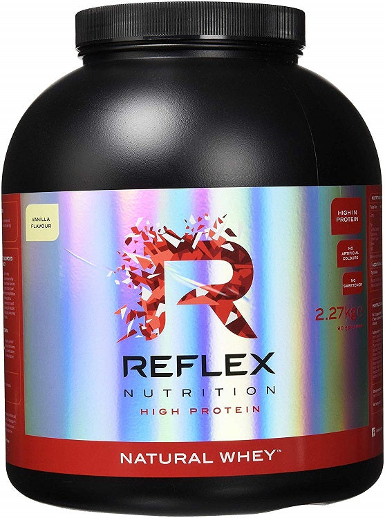 Reflex Nutrition Natural Whey, Vanilla - 2270 grams | High-Quality Protein | MySupplementShop.co.uk