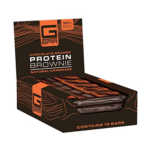 G-Bar Chocolate Orange Brownie 12x60g | High-Quality Sports Nutrition | MySupplementShop.co.uk