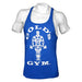 Golds Gym Stringer Joe Premium Vest L Royal Blue | High-Quality Apparell | MySupplementShop.co.uk