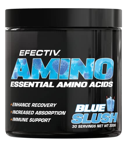 Efectiv Nutrition Amino 300g Blue Slush | High-Quality Amino Acids and BCAAs | MySupplementShop.co.uk