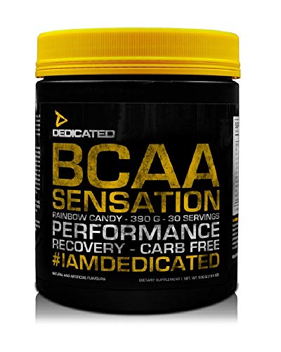 Dedicated Nutrition BCAA Sensation 390g Rainbow Candy | High-Quality Sports Nutrition | MySupplementShop.co.uk