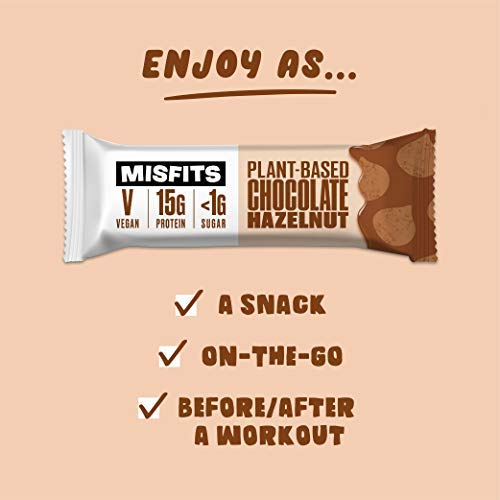 Plant Based Chocolate Hazelnut Protein Bar 45g | High-Quality Health Foods | MySupplementShop.co.uk