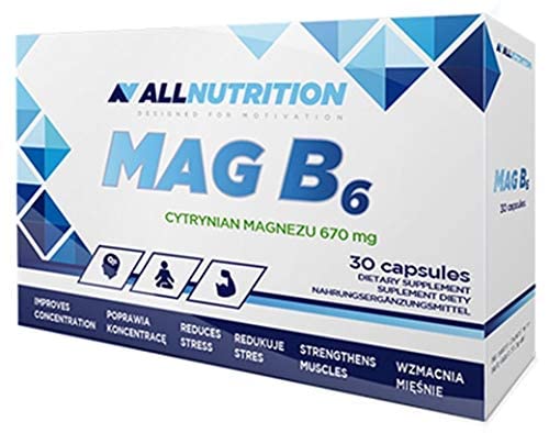 Allnutrition MAG B6, 670mg - 30 caps - Combination Multivitamins & Minerals at MySupplementShop by Allnutrition