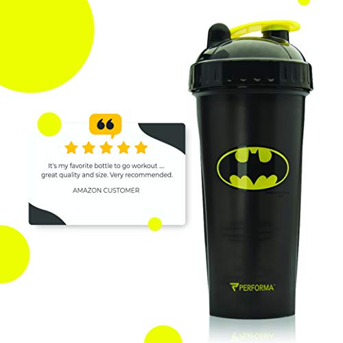 Performa Shakers Hero Shaker 800ml Batman | High-Quality Water Bottles | MySupplementShop.co.uk