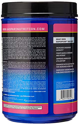 Gaspari Nutrition SuperPump Max 640g Pink Lemonade | High-Quality Nitric Oxide Boosters | MySupplementShop.co.uk