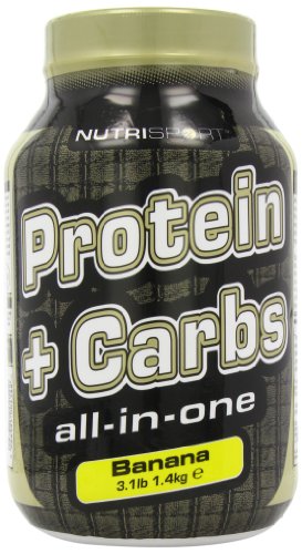 NutriSport Protein + Carbs 1.4Kg Banana - Default Title - Sports Nutrition at MySupplementShop by NutriSport