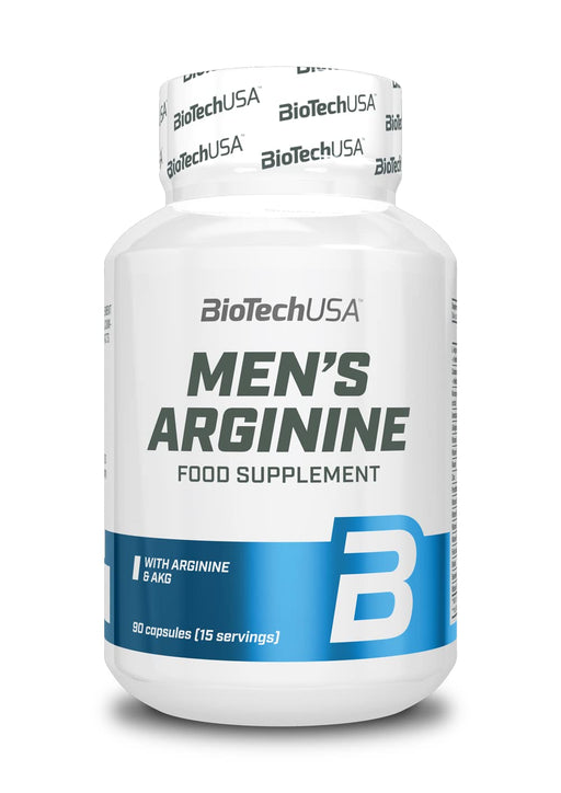 BioTechUSA Men's Arginine - 90 caps | High-Quality L-Arginine | MySupplementShop.co.uk