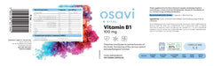 Osavi Vitamin B1, 100mg - 120 vegan caps | High-Quality Vitamin B6 | MySupplementShop.co.uk