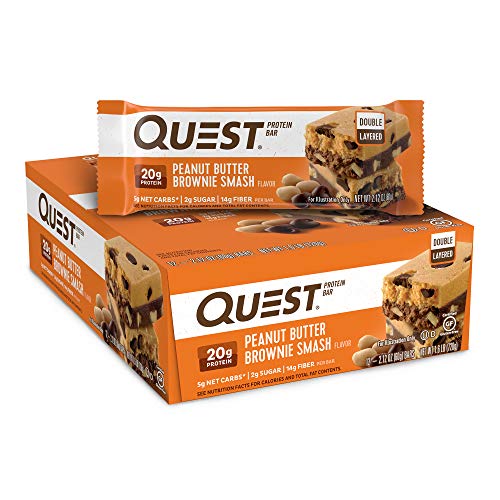 Quest Nutrition Bar 12x60g Chocolate Peanut Butter Smash | High-Quality Sports Nutrition | MySupplementShop.co.uk