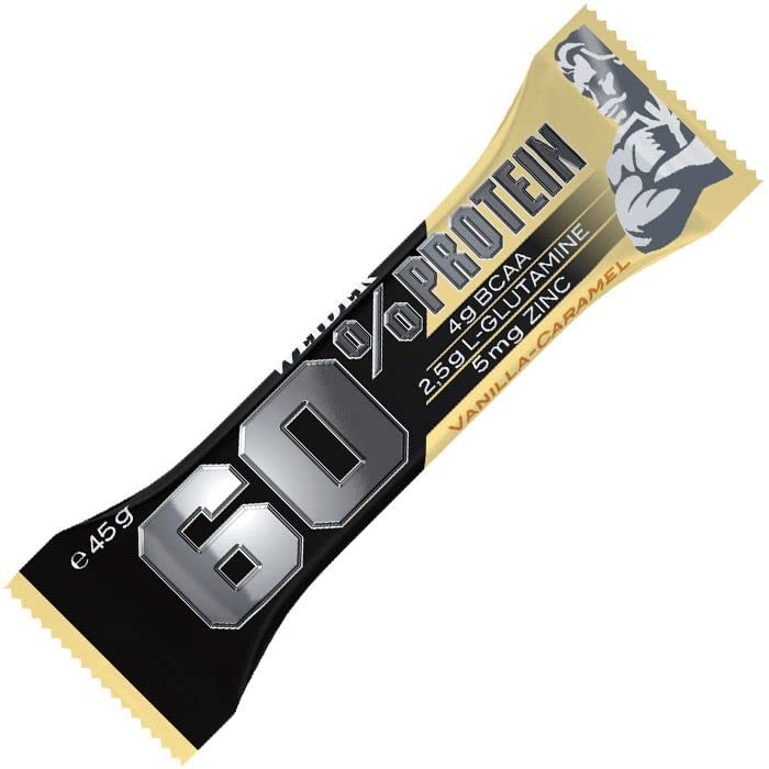 Weider 60% Protein Bar, Vanilla-Carmel - 24 bars | High-Quality Protein Bars | MySupplementShop.co.uk