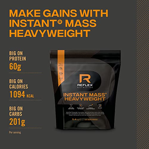 Reflex Nutrition Instant Mass Heavyweight - with Crunchy Pieces Cookies & Cream 4.2kg | High-Quality Sports & Energy Drinks | MySupplementShop.co.uk