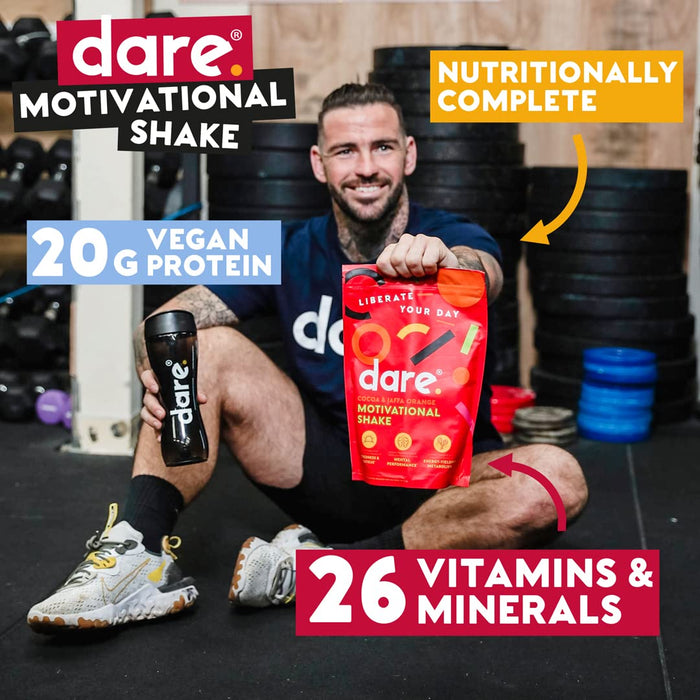 dare. Motivational Shake 750g Cocoa & Jaffa Orange | High-Quality Diet Shakes | MySupplementShop.co.uk