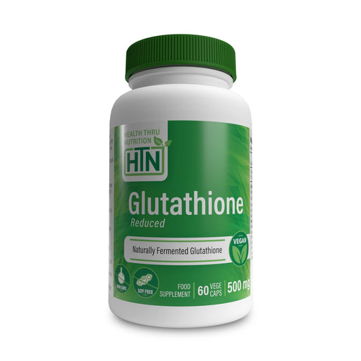 Health Thru Nutrition Glutathione Reduced, 500mg - 60 vcaps | High-Quality Detox & Cleanse | MySupplementShop.co.uk