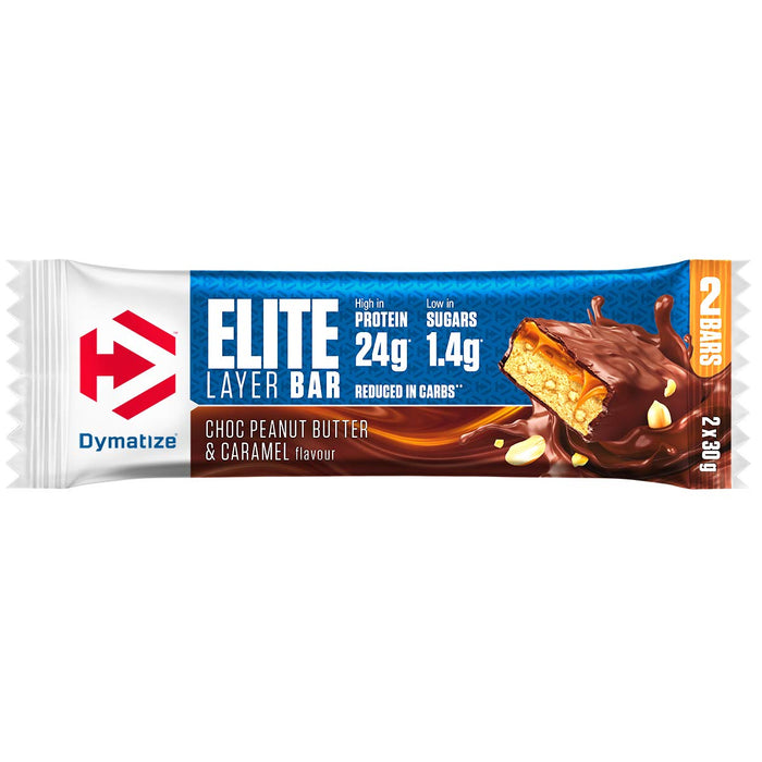 Dymatize Elite Layer Bar, White Chocolate Vanilla Caramel - 18 bars (60 grams) | High-Quality Health Foods | MySupplementShop.co.uk