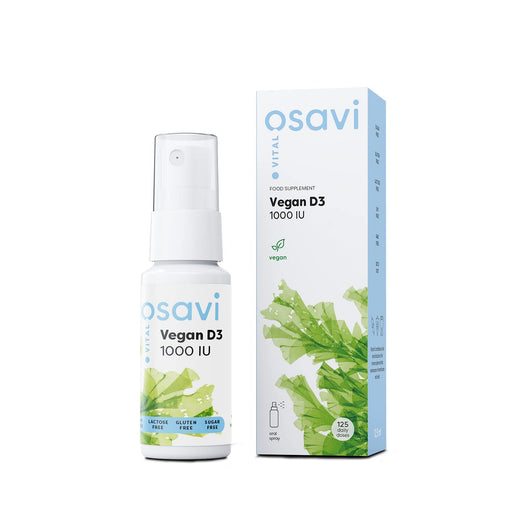 Osavi Vegan D3 Oral Spray, 1000IU - 12.5 ml. | High-Quality Vitamin D | MySupplementShop.co.uk