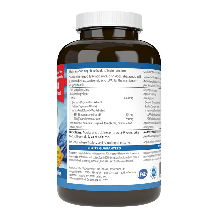 Carlson Labs Maximum Omega 2000 - 90 + 30 softgels | High-Quality Omega-3 | MySupplementShop.co.uk