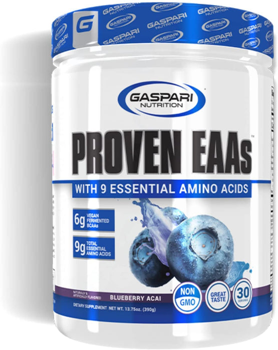 Gaspari Nutrition Proven EAAs, Blueberry Acai - 390 grams | High-Quality Amino Acids and BCAAs | MySupplementShop.co.uk