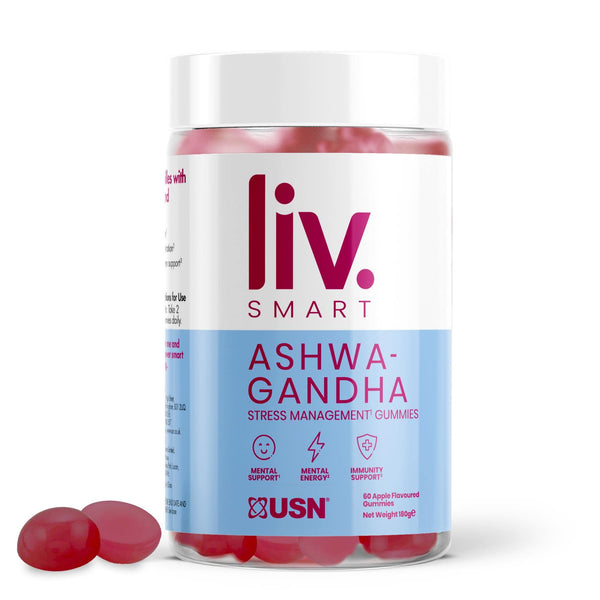 USN Liv.Smart Ashwagandha Gummies 60Softgels | High-Quality Supplements | MySupplementShop.co.uk