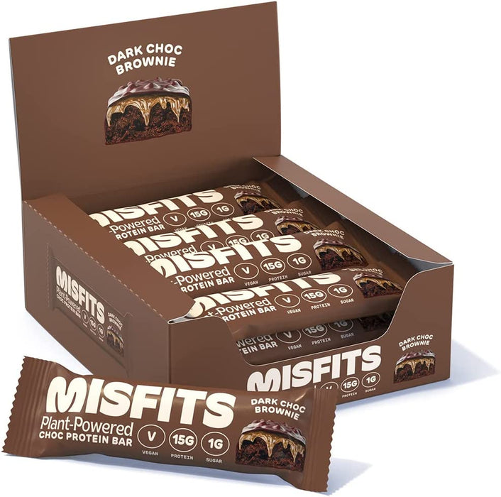 Barre protéinée végétalienne Misfits 12 x 45 g