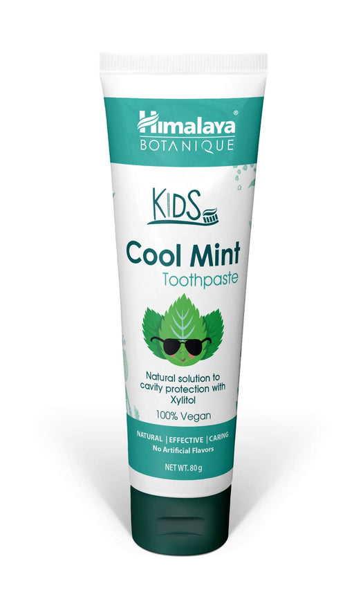 Himalaya Kids Toothpaste, Cool Mint - 80g | High-Quality Toothpastes | MySupplementShop.co.uk